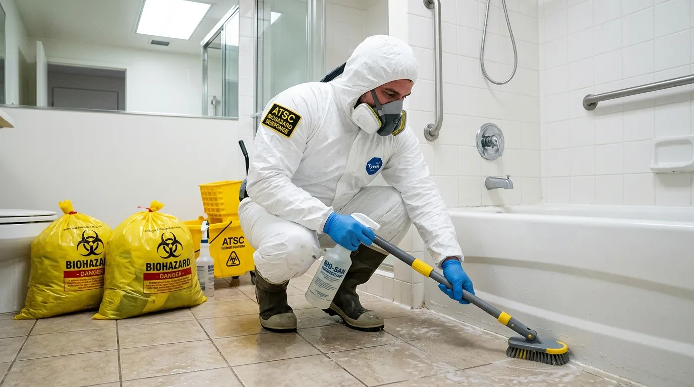 Decontamination equipment deployed for Blood Cleanup in Montague